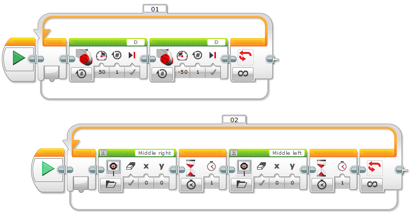 Multiple loops running at the same time