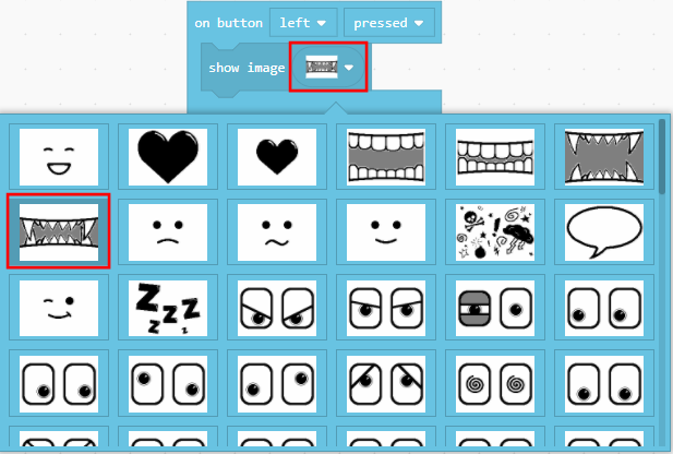 /gitea/c_meyer/pxt-ev3/raw/branch/drivingbase/docs/static/tutorials/what-animal-am-i/show-image-dropdown.png